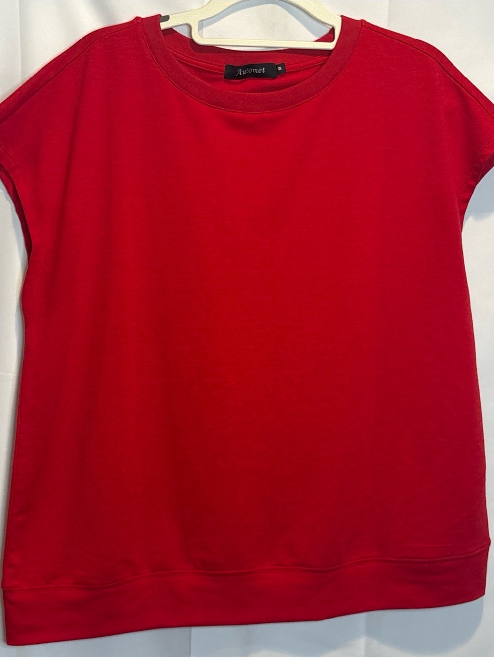 Automet Women's Red Short-Sleeve Tee